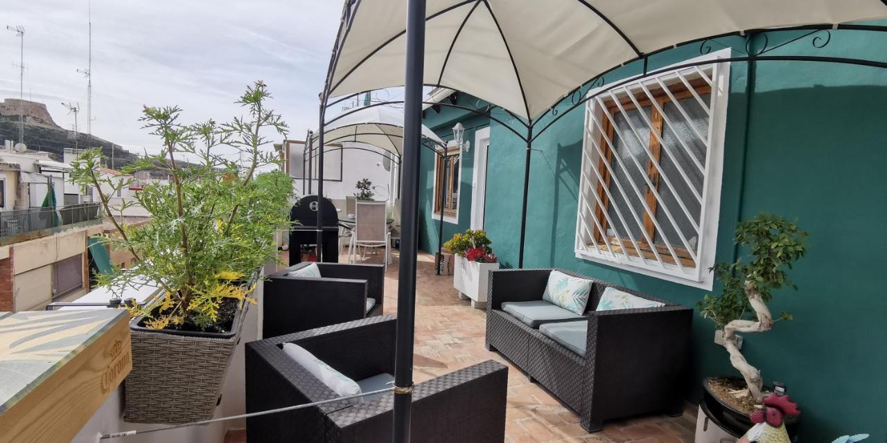 Amazing Penthouse With Views To The Castle Apartman Alicante Kültér fotó